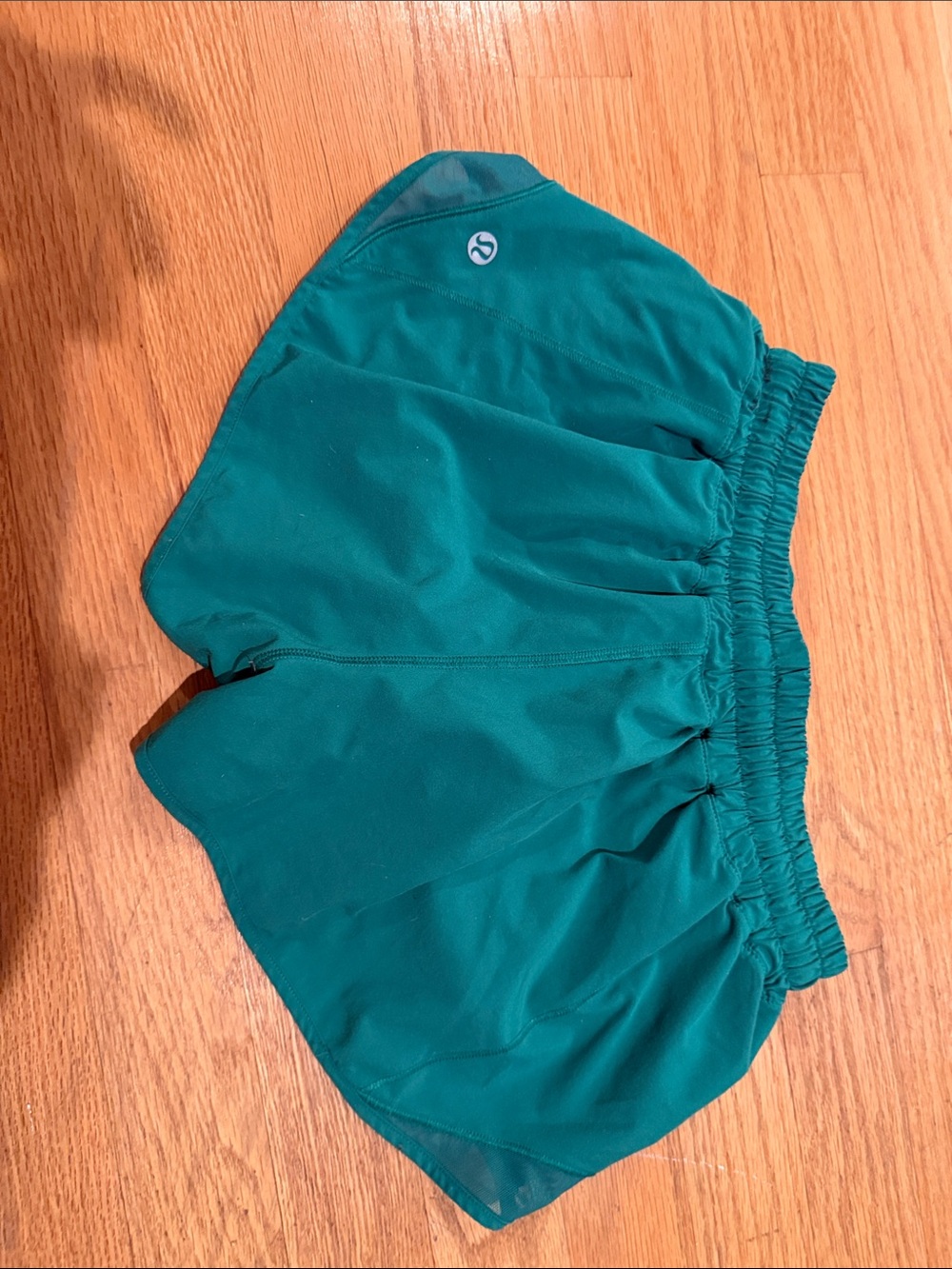 lululemon athletica Teal Kids Running Shorts - Picture 2 of 3